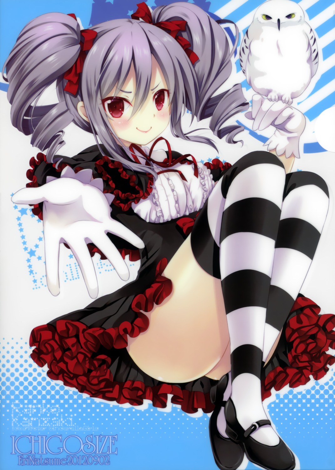 ichigosize, kanzaki_ranko, natsume_eri, the_idolm@ster, the_idolm@ster_cinderella_girls, thighhighs