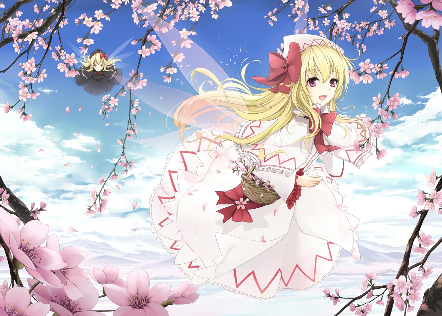cloudy.r, fairy, gothic_lolita, lily_black, lily_white, lolita_fashion, touhou, wings