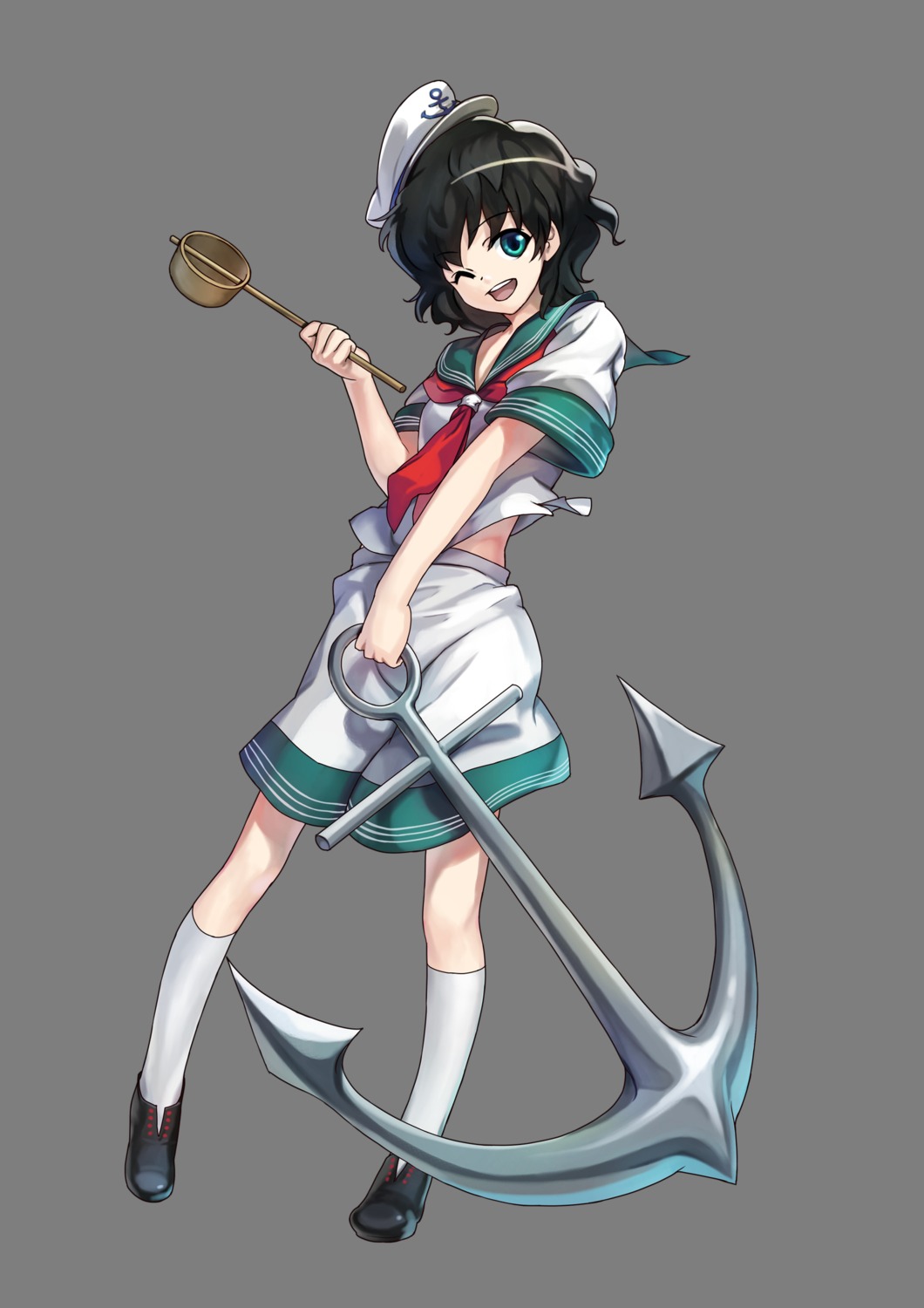 murasa_minamitsu, ryuutetsu, touhou, transparent_png