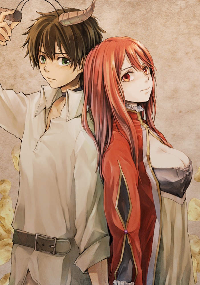 cleavage, koma_kiri_aoko, maou_(maoyuu_maou_yuusha), maoyuu_maou_yuusha, yuusha