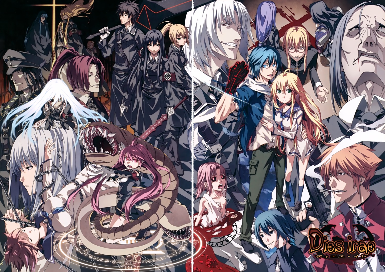 attyonburike, ayase_kasumi, beatrice_waltrud_von_kircheisen, dies_irae, eleonore_von_wittenburg, g_yuusuke, gap, goetz_von_berlichingen