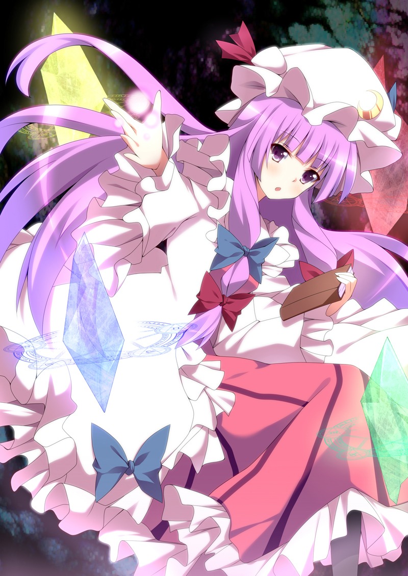 kurono_yuzuko, patchouli_knowledge, touhou