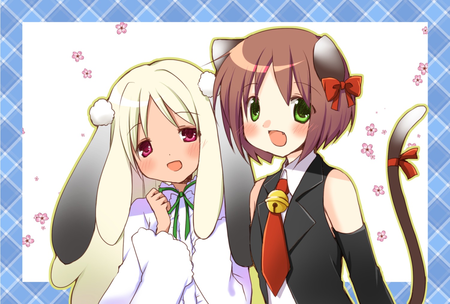 animal_ears, nekomimi, oumi_neneha, tail