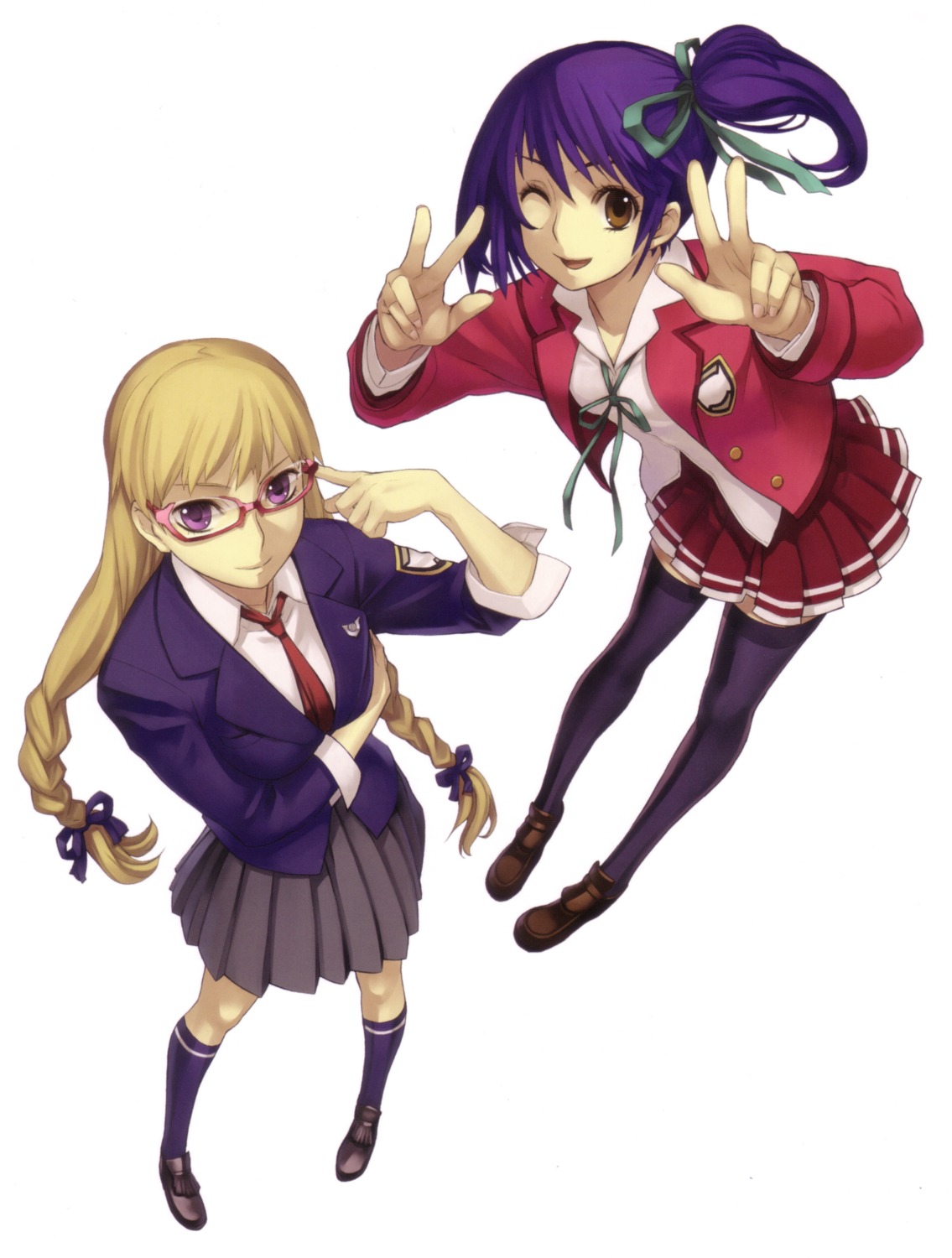 ar_tonelico, ar_tonelico_2, chroche_latel_pastalie, luca_truelywaath, megane, nagi_ryou, seifuku