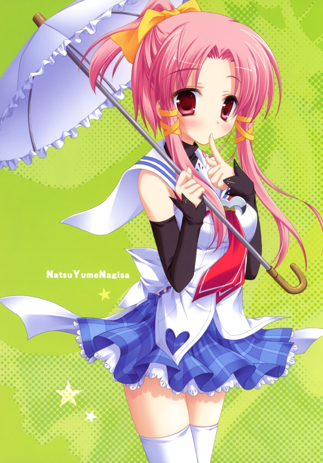 hontani_kanae, natsu_yume_nagisa, seifuku, thighhighs, toono_haruka