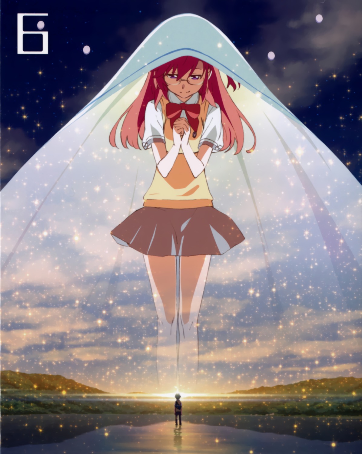 ano_natsu_de_matteru, disc_cover, kirishima_kaito, megane, seifuku, takatsuki_ichika, tanaka_masayoshi