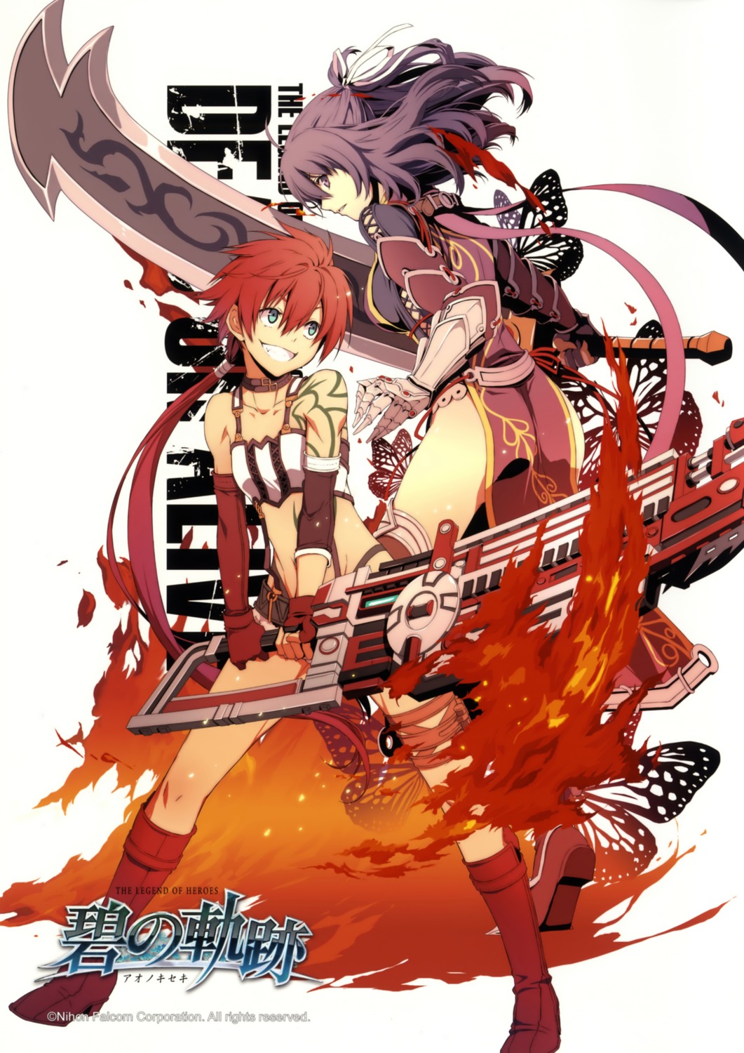 eiyuu_densetsu, eiyuu_densetsu:_ao_no_kiseki, eiyuu_densetsu:_zero_no_kiseki, enami_katsumi, falcom, rixia_mao, shirley_orlando, sword