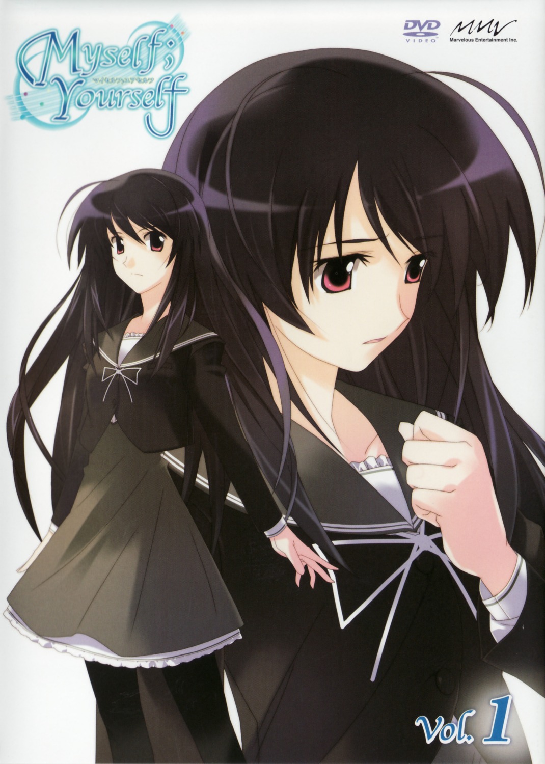 disc_cover, myself_yourself, sasaki_mutsumi, seifuku, yatsushiro_nanaka