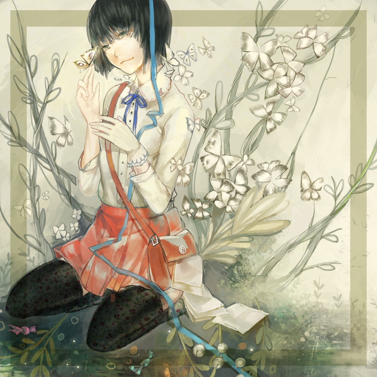 nibanmachi_wakai, thighhighs