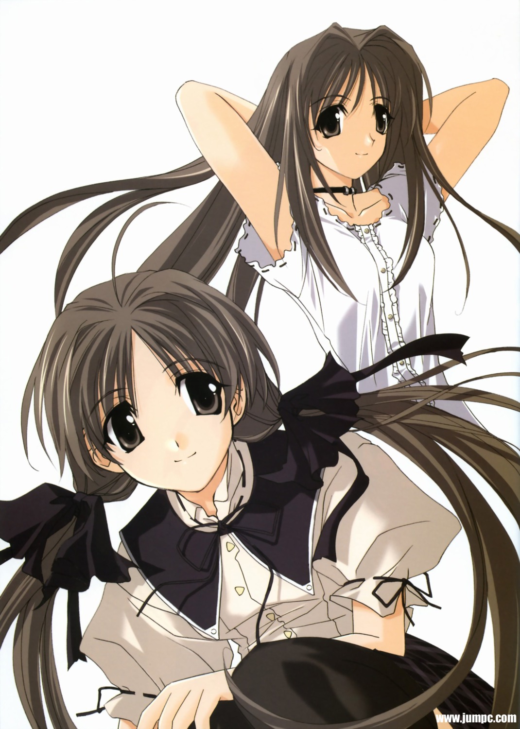 memories_off, memories_off_2nd, sasaki_mutsumi, seifuku, shirakawa_hotaru, shirakawa_shizuru