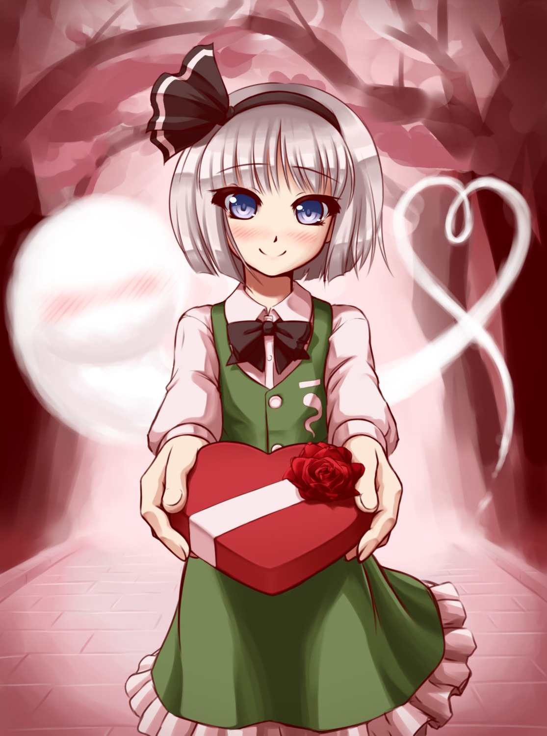 konpaku_youmu, mazume, touhou, valentine
