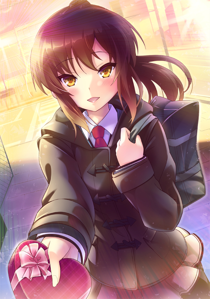 aoyama_nanami, sakura-sou_no_pet_na_kanojo, seifuku, urabi, valentine
