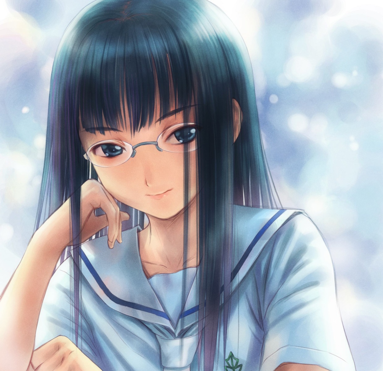 goto-p, megane, realize, seifuku, shibaura_yae