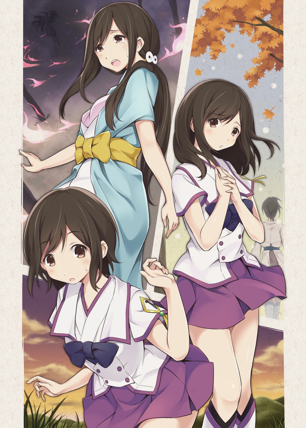 aonuma_shun, furumiya_haiji, seifuku, shinsekai_yori, watanabe_saki