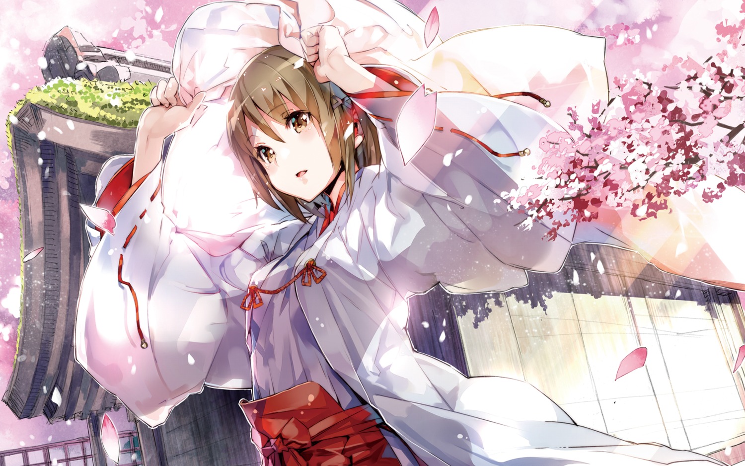 amatsume_akira, miko, sphere, wallpaper, yosuga_no_sora, yuugen