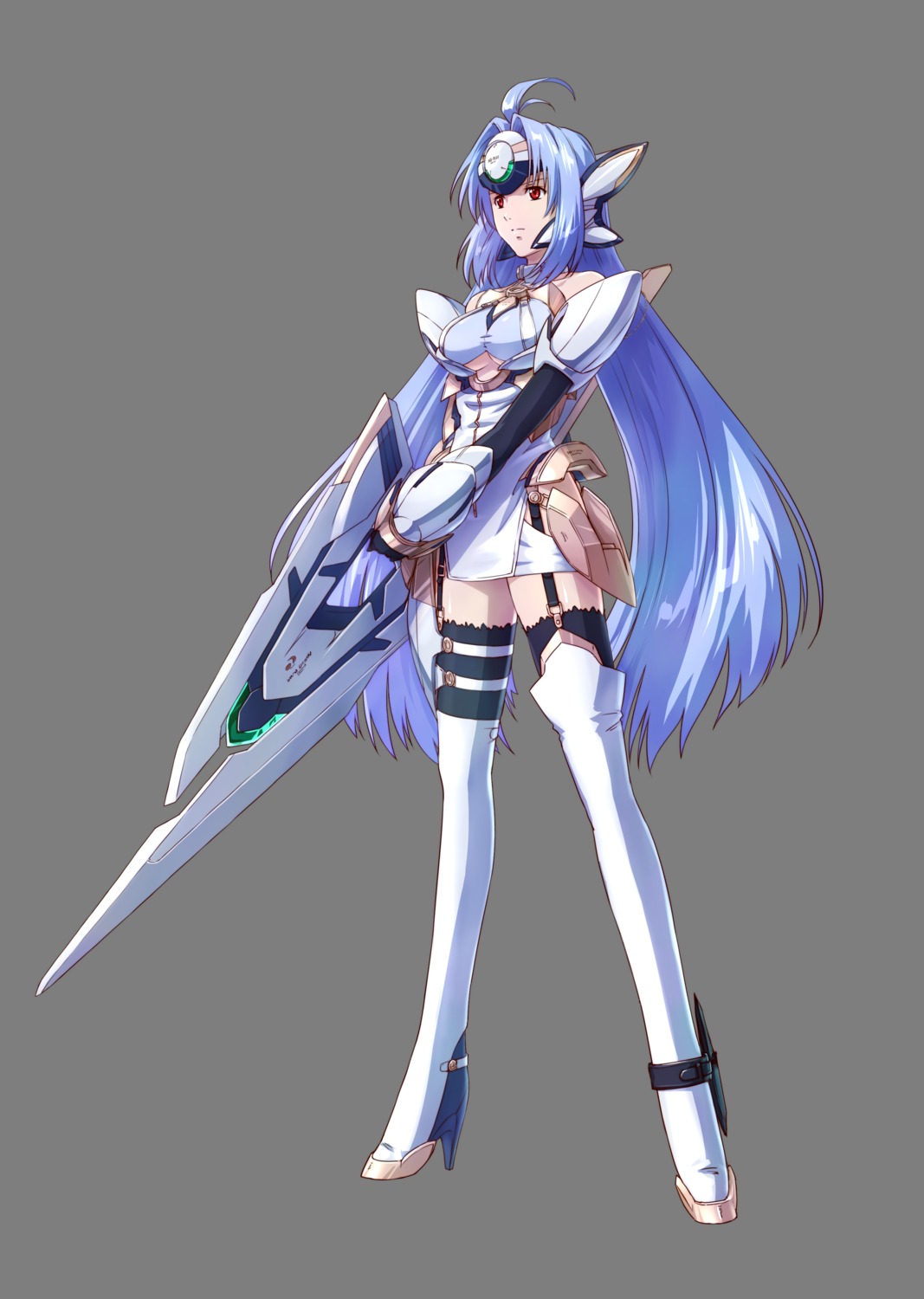 bodysuit, kos-mos, stockings, super_robot_wars, super_robot_wars_og, super_robot_wars_og_saga_:_mugen_no_frontier, thighhighs, transparent_png