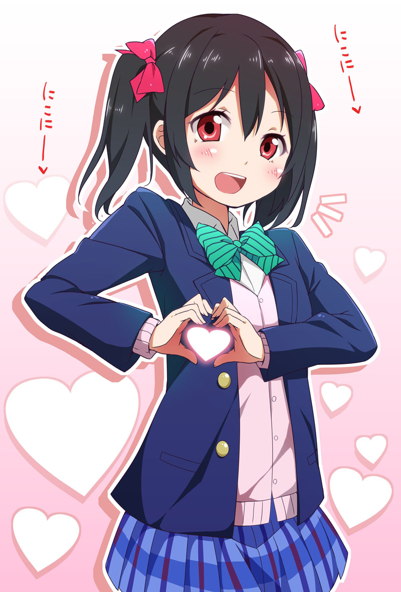 love_live!, love_live!_(series), seifuku, shiina_yuuki, yazawa_nico