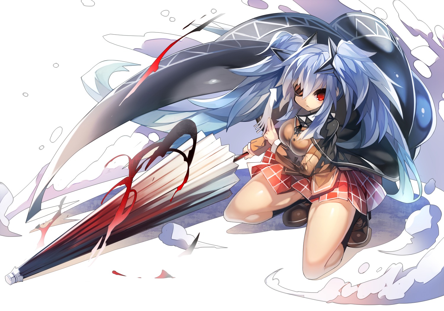 eyepatch, mamuru, seifuku, senran_kagura, yagyuu
