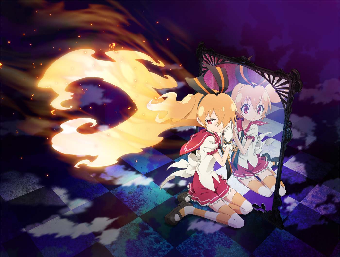 genei_wo_kakeru_taiyou, seifuku, tagme, taiyou_akari, thighhighs