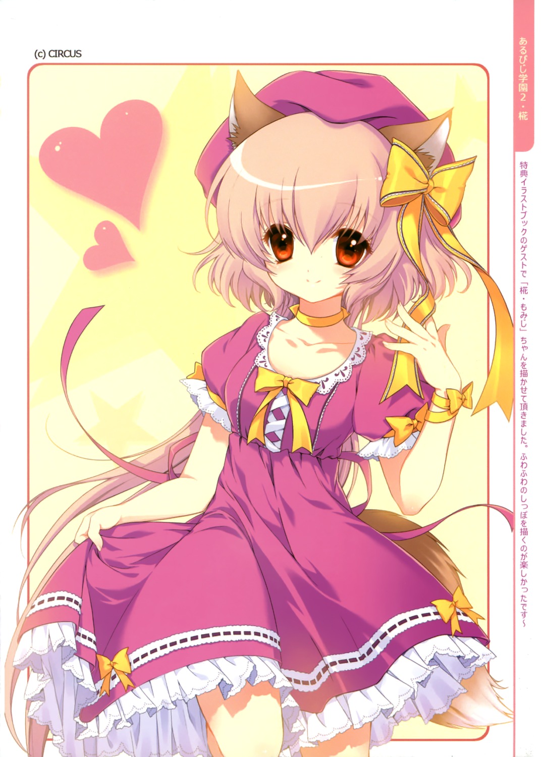 animal_ears, dmyo, dress, r.p.g._gakuen, snow_ring, tail