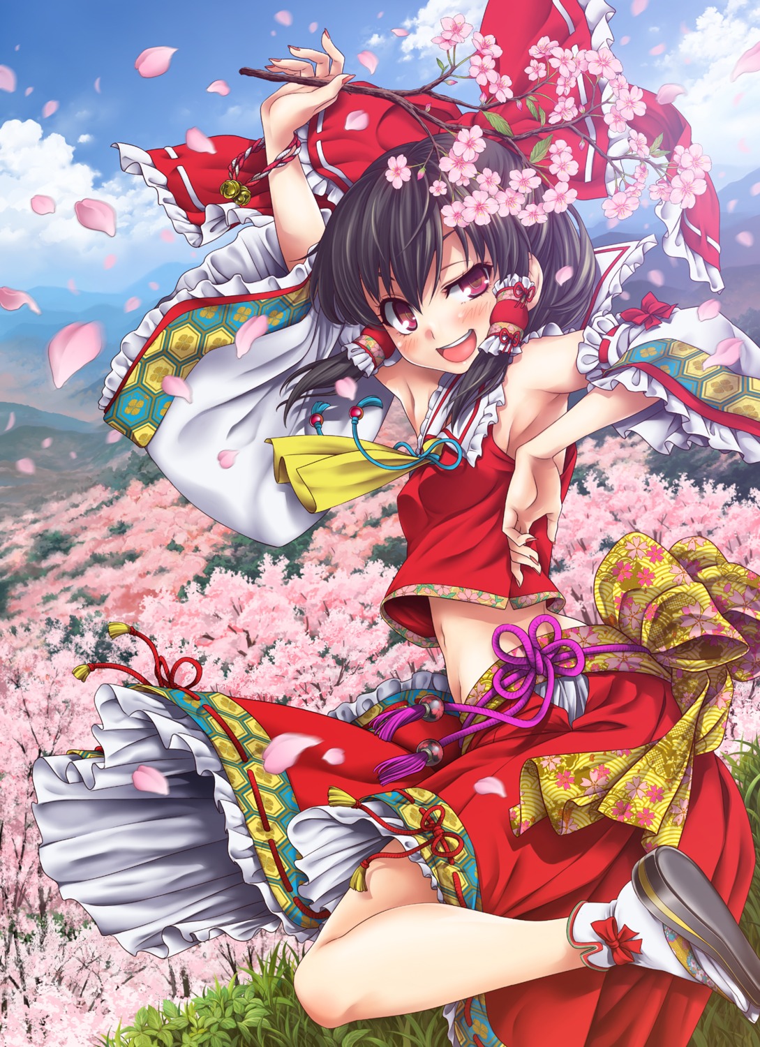 hakurei_reimu, touhou, uousa