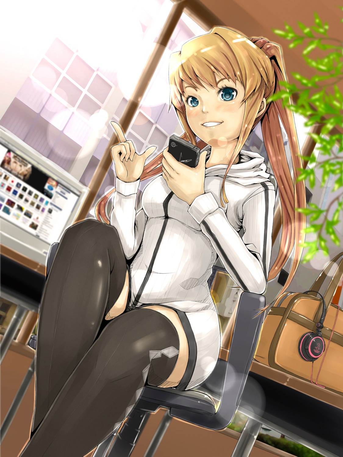 firecel, thighhighs