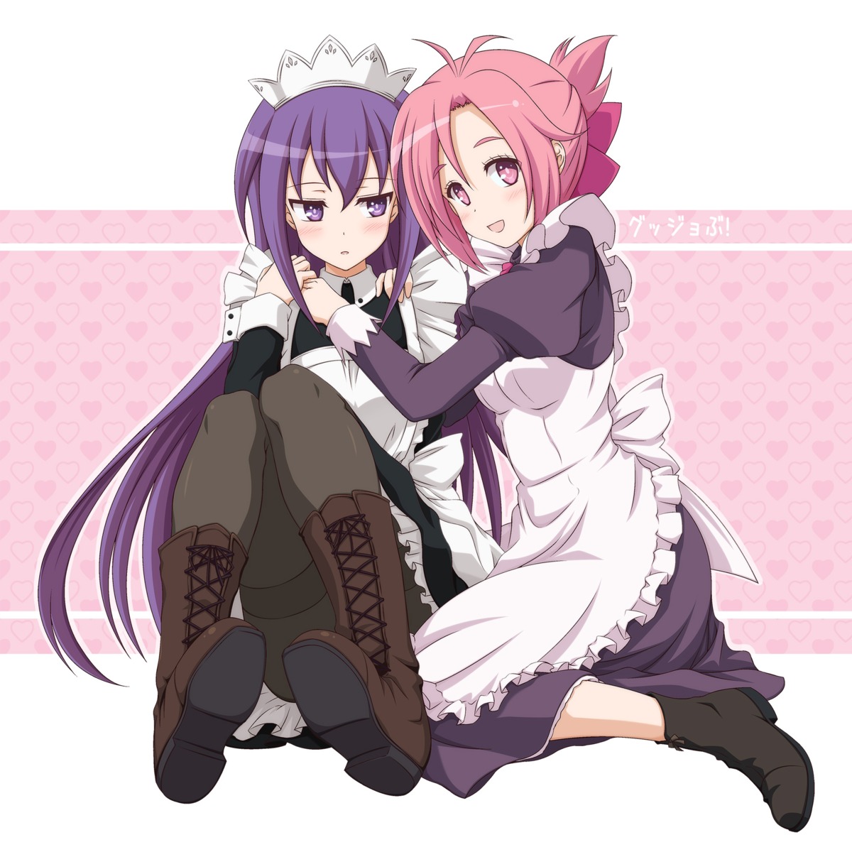 amatsuka_megumi, gj_bu, maid, pantyhose, shira-nyoro, sumeragi_shion