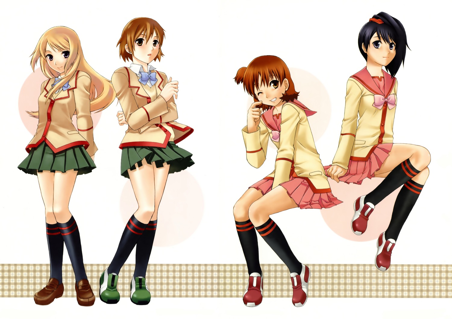 ginga_kuon, gokujou_seitokai, izumi_kaori, kinjou_nanaho, seifuku, tagme, tsunomoto_rein