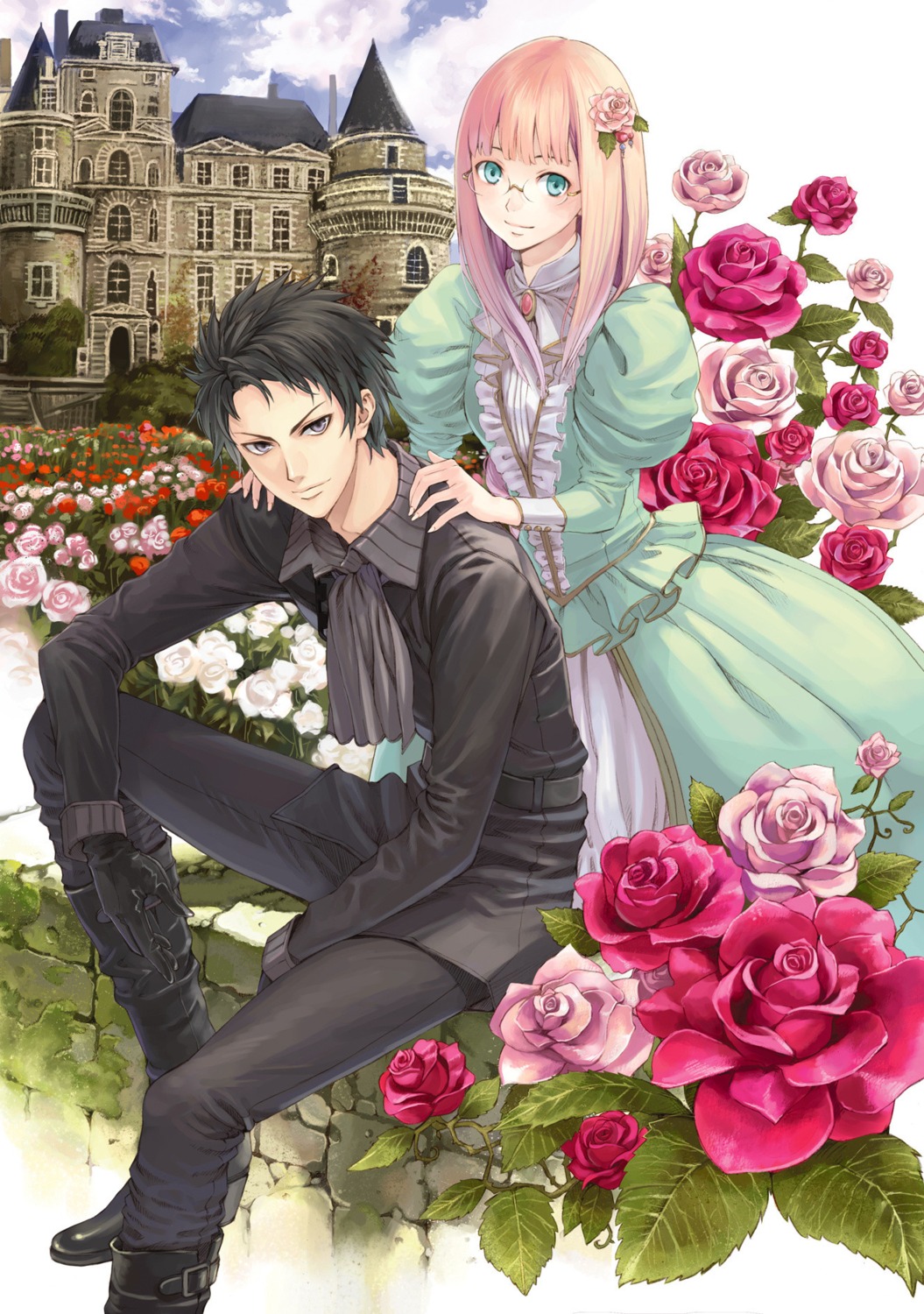 digital_version, dress, kishida_mel, megane, shinigamihime_no_saikon