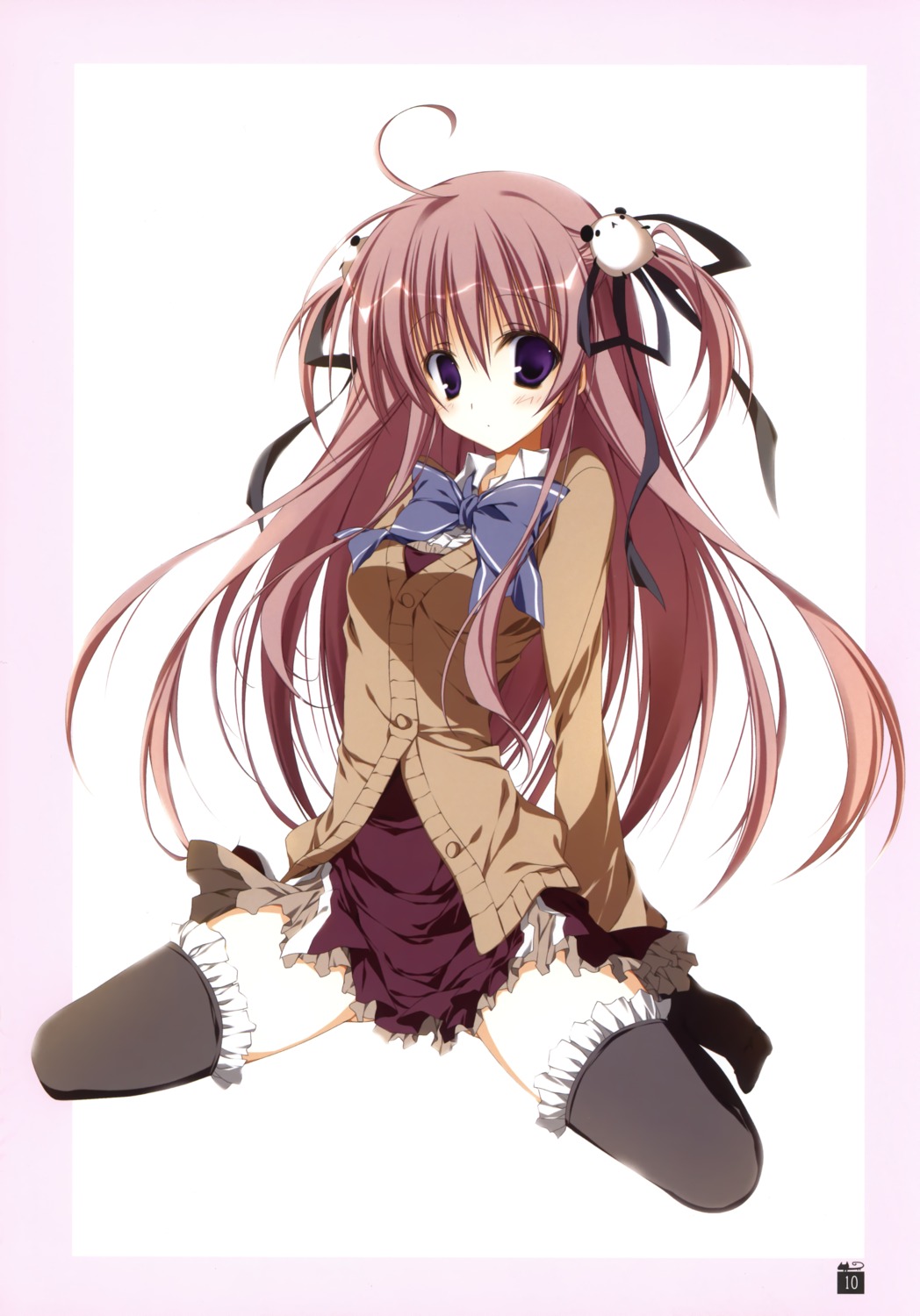 ebiten, inugami_kira, kanamori_hakata, seifuku, thighhighs