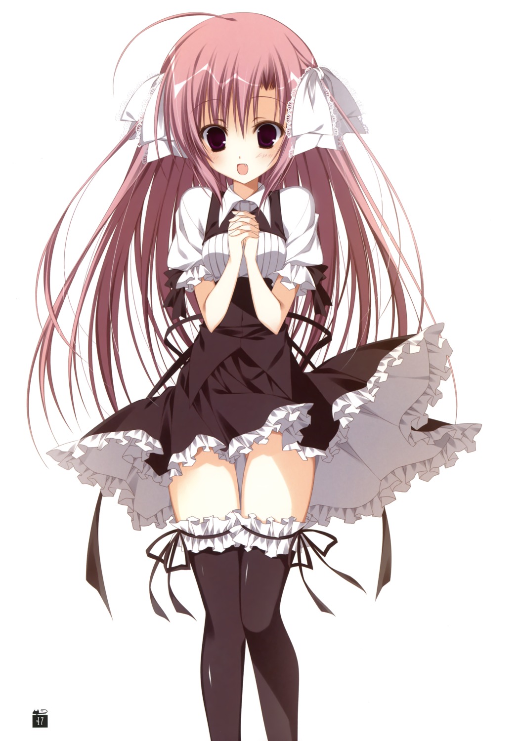 himawari_no_kyoukai_to_nagai_natsuyasumi, inugami_kira, natsusaki_yomi, thighhighs