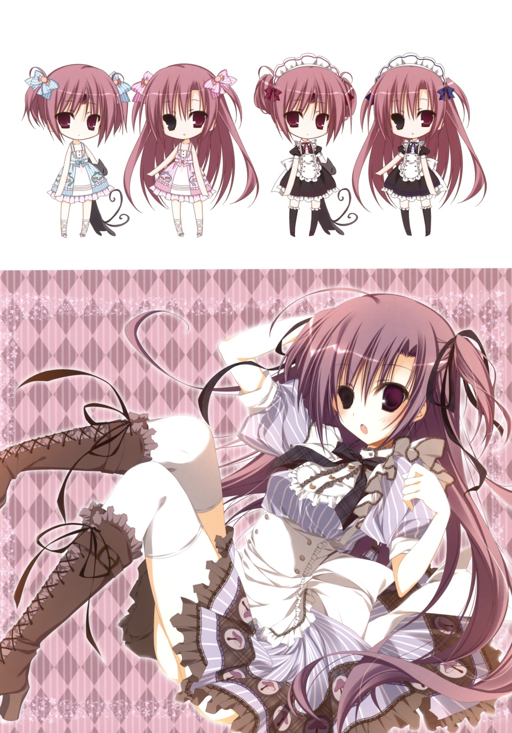 13, amene, inugami_kira, mitsuki_(13), thighhighs