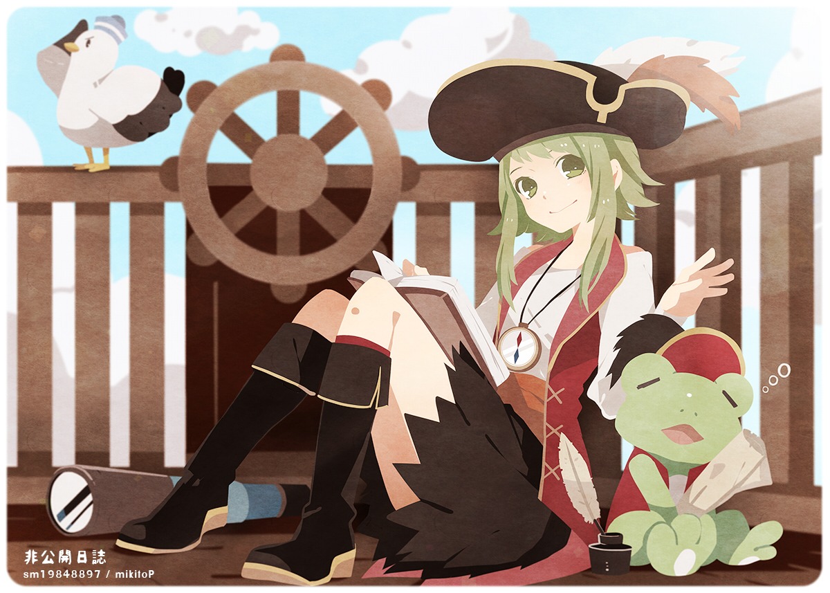 gumi, pirate, tama_(songe), vocaloid