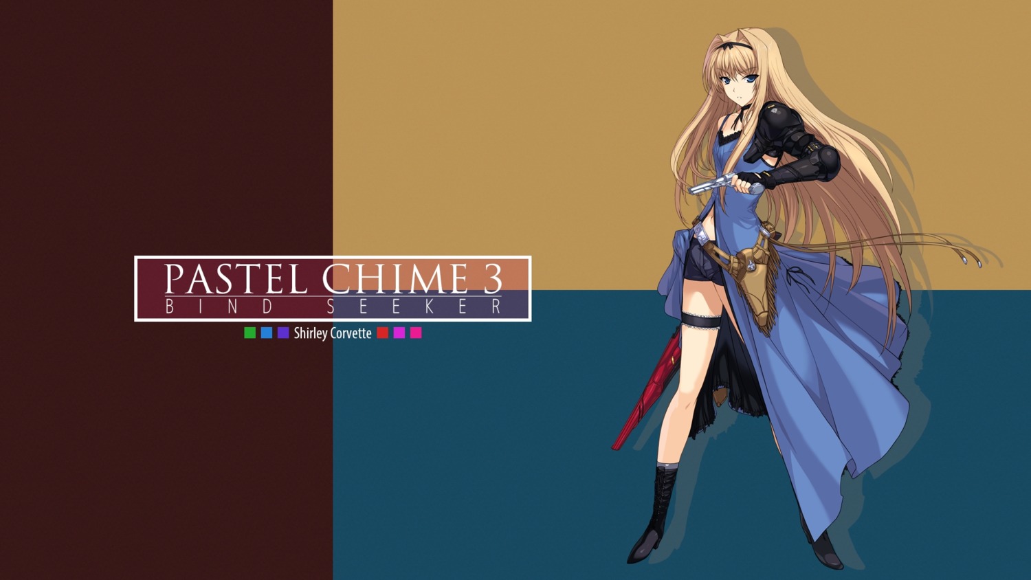 alicesoft, garter, gun, onigiri-kun, pastel_chime, pastel_chime_3, shirley_corvette, wallpaper