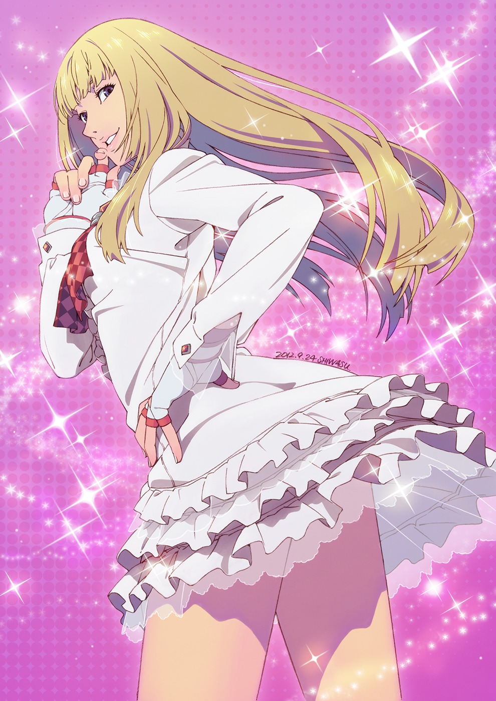 dress, emilie_de_rochefort, lolita_fashion, see_through, tateishi_kiyoshi, tekken