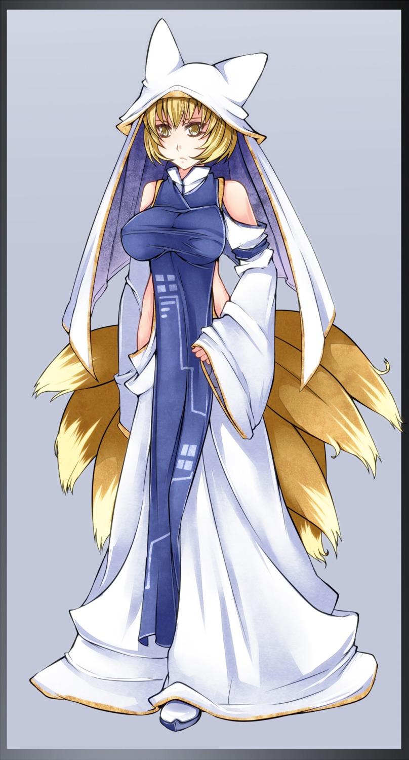 aoshima, tail, touhou, yakumo_ran