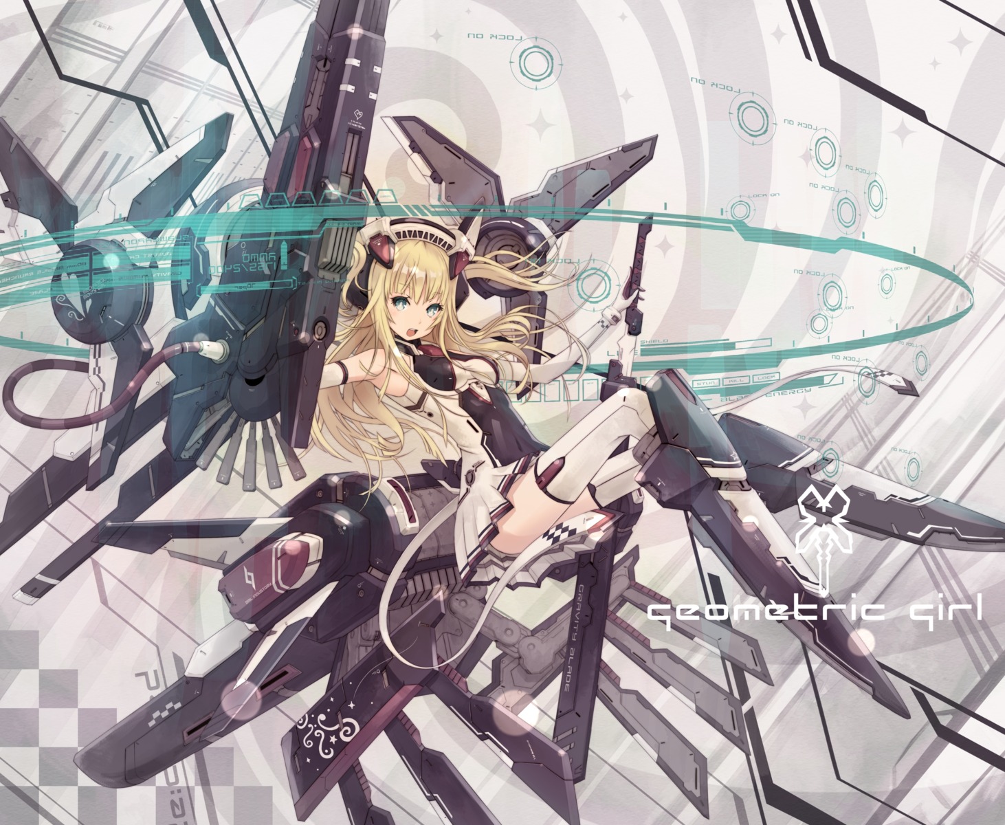 daizo, mecha_musume, thighhighs