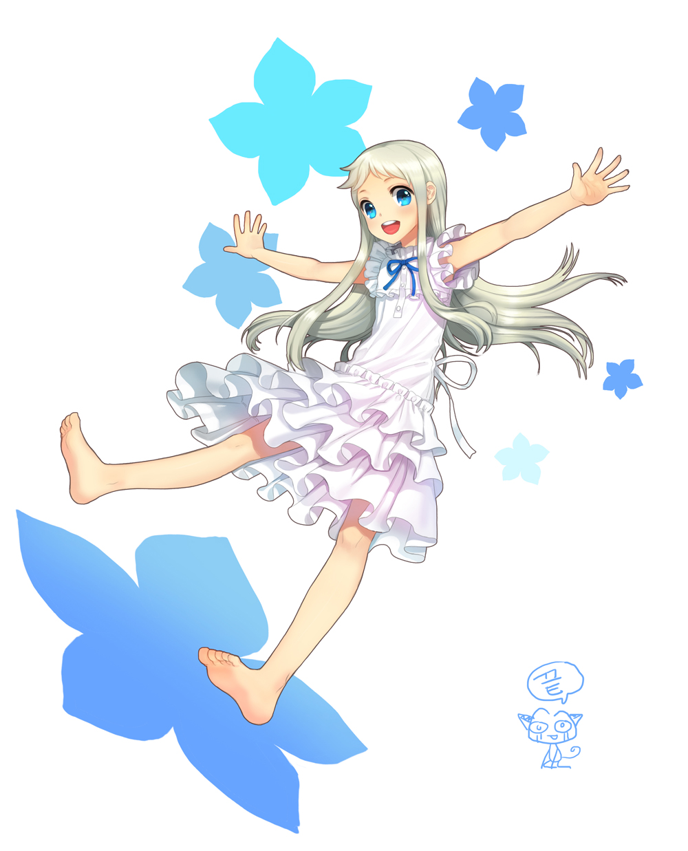 ano_hi_mita_hana_no_namae_wo_bokutachi_wa_mada_shiranai, briska, dress, honma_meiko