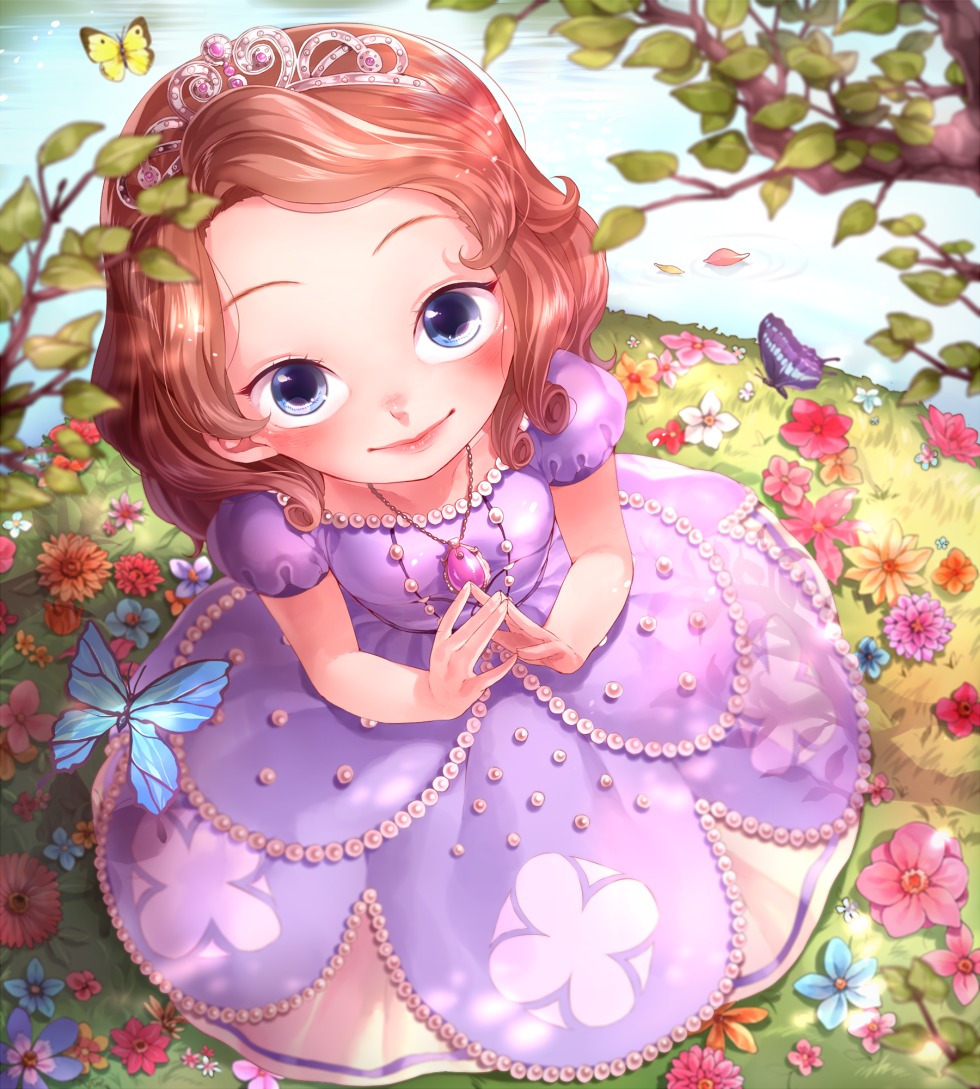 dress, rojiko, sofia_(sofia_the_first), sofia_the_first