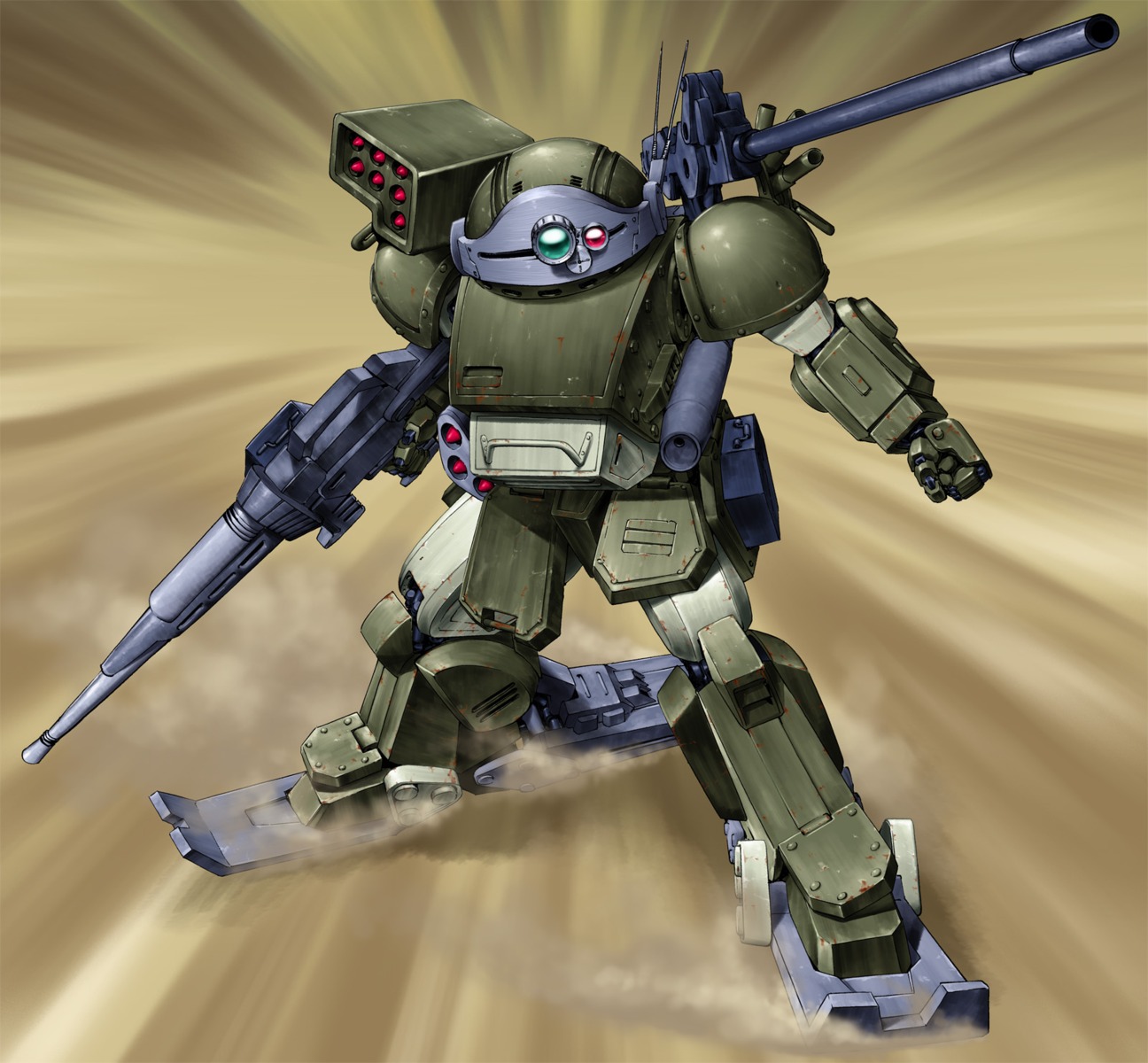 byeontae_jagga, mecha, scopedog, votoms