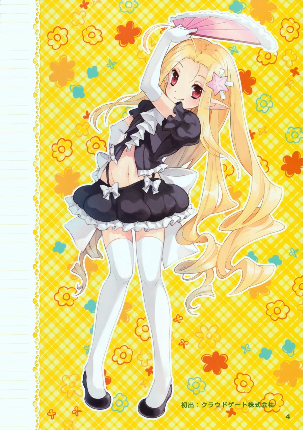 elf, inadequate_print_resolution, mottsun, pointy_ears, thighhighs