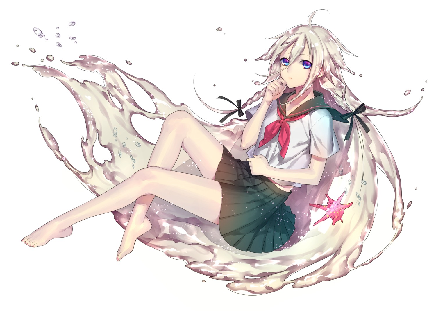 bottle_ia, ia_(vocaloid), kazari_tayu, seifuku, vocaloid