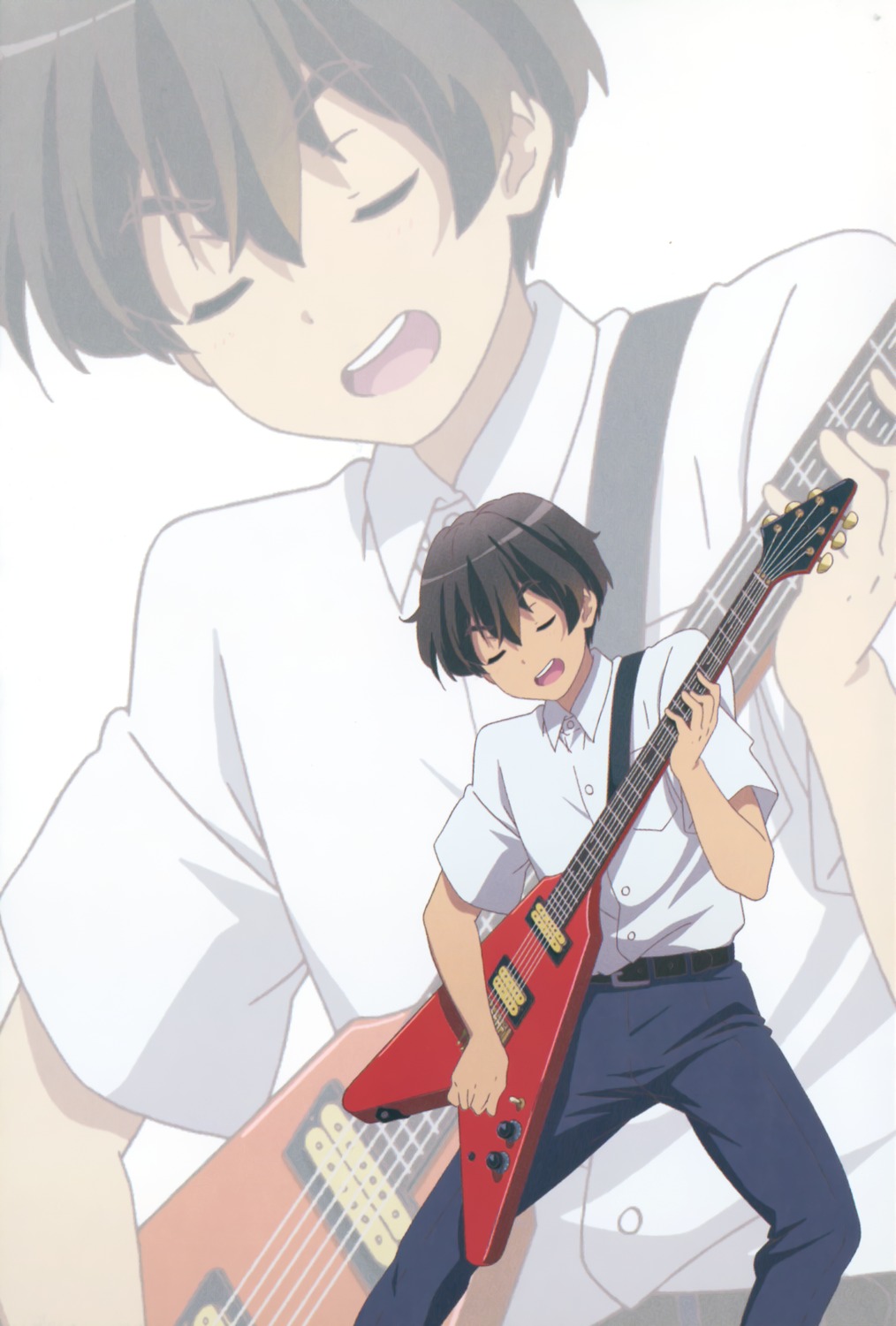 chuunibyou_demo_koi_ga_shitai!, guitar, isshiki_makoto, male