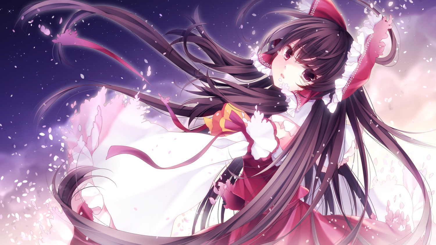 hakurei_reimu, mikazuki_sara, touhou