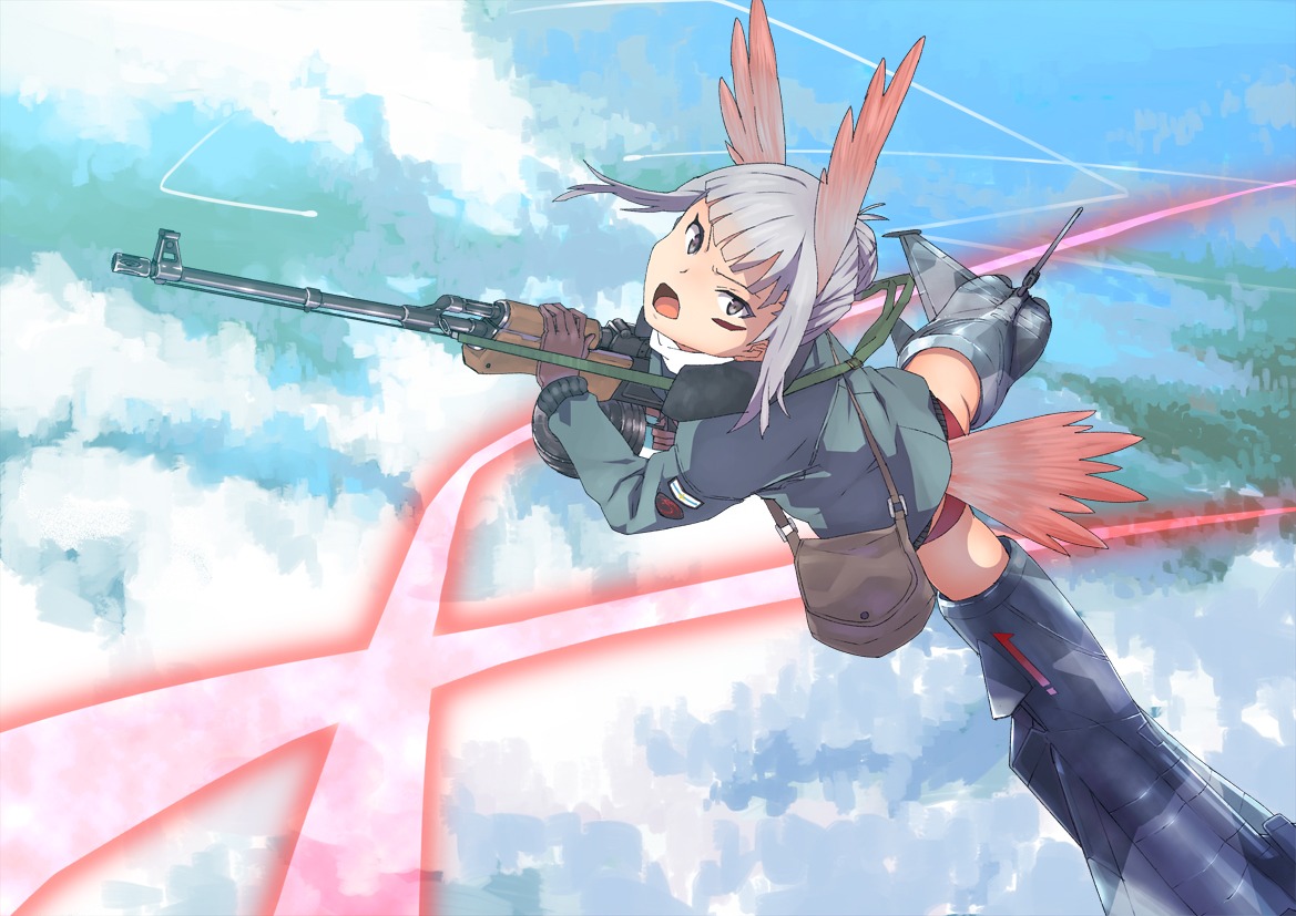 gun, heidimarie_w_schnaufer, jack_hamster, pantsu, strike_witches, tail