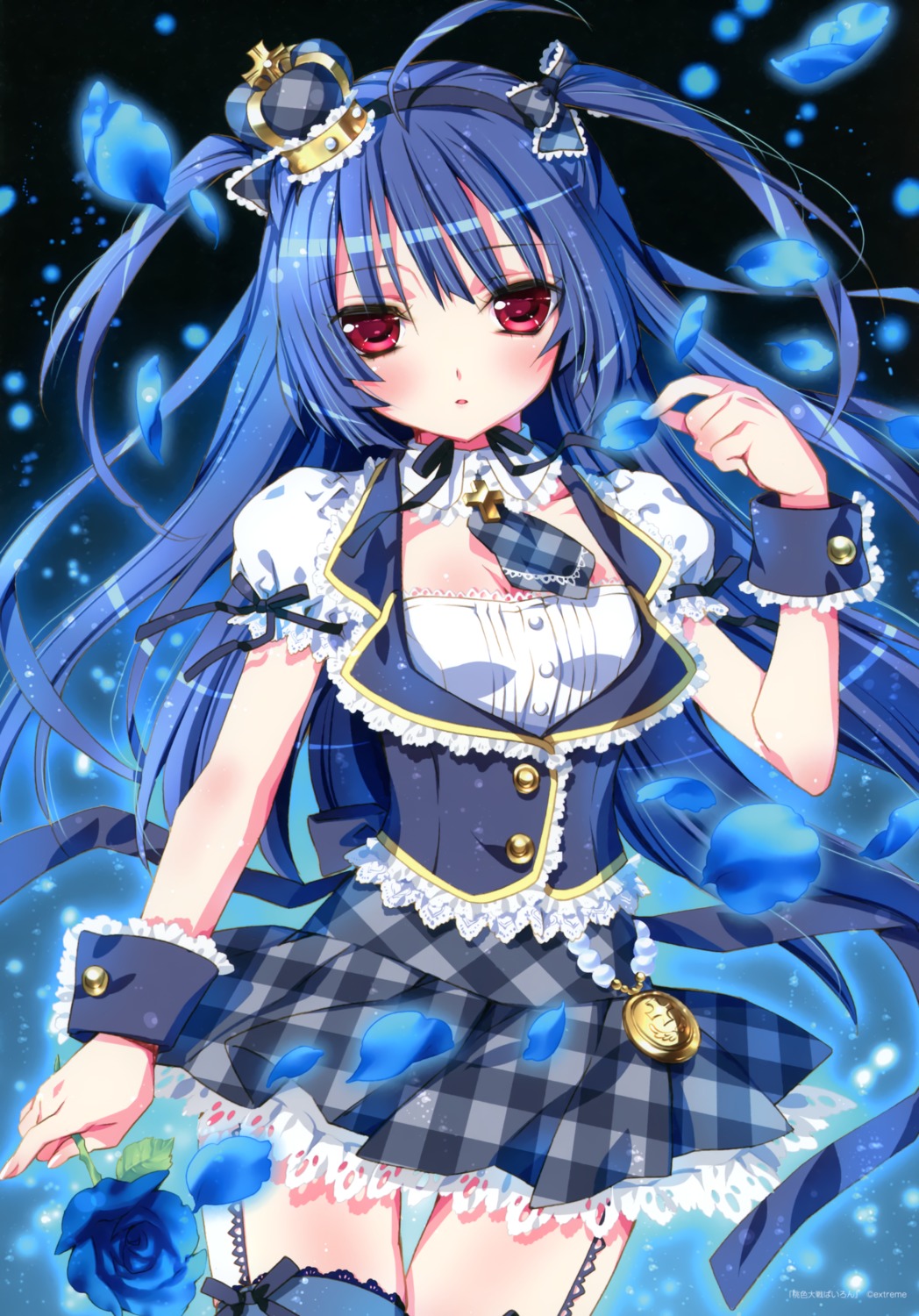 kamiya_maneki, momoiro_taisen_pairon, stockings, thighhighs