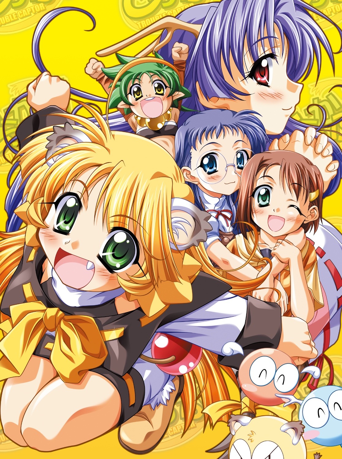 animal_ears, hinomiya_natsuha, megane, ogishima_kayo, ouki_(torakapu!), pulltop, takeya_masami, torakapu!