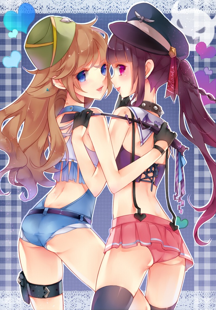thighhighs, tukino_(panna), yuri
