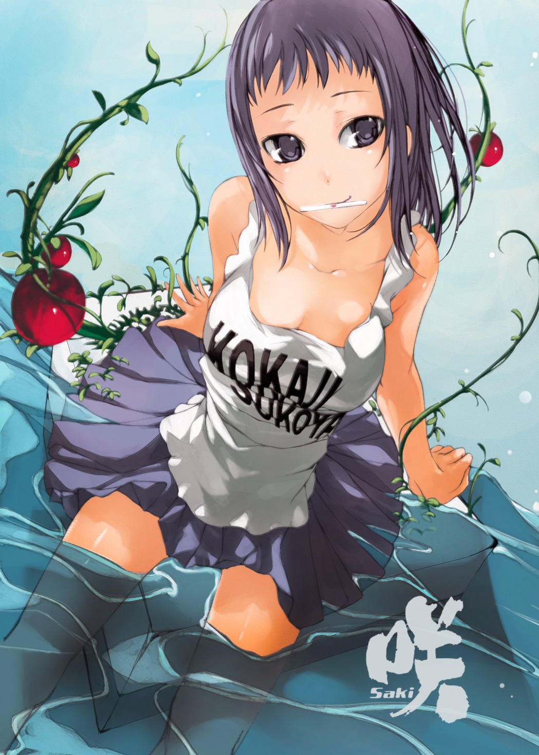 kokaji_sukoya, nyami, saki, saki_achiga-hen, wet