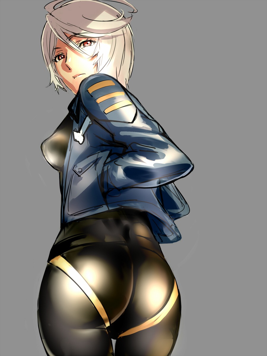 ass, bodysuit, dodai_shouji, uchuu_senkan_yamato, uchuu_senkan_yamato_2199, yamamoto_akira